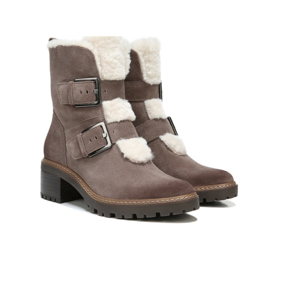 Naturalizer Tristan Sweetwood Bootie in Sweetwood Suede, Size 8. NIB.